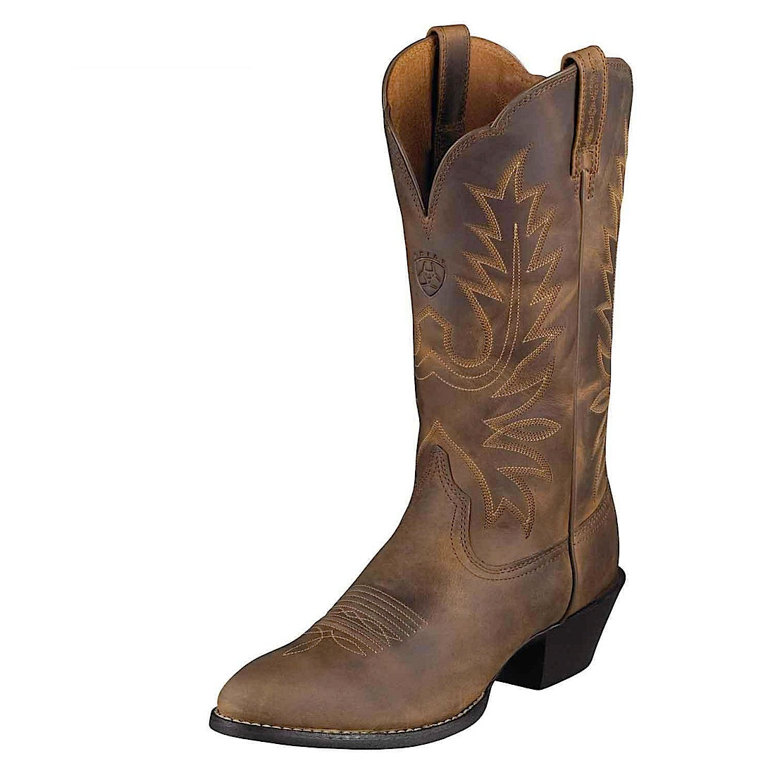 Distressed shop roper boots