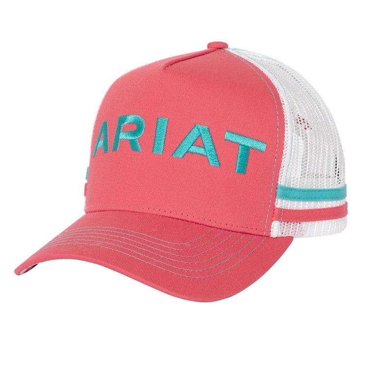 Ariat Patriot Trucker Cap Raspberry