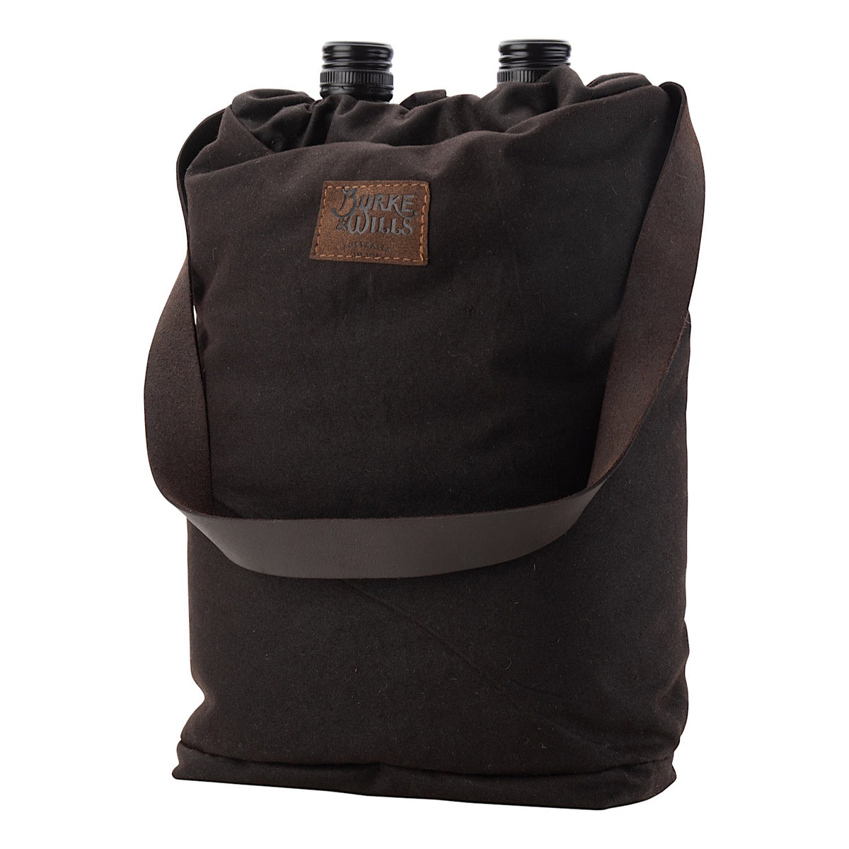 Burke & Wills Double Bottle Cooler Brown - Double