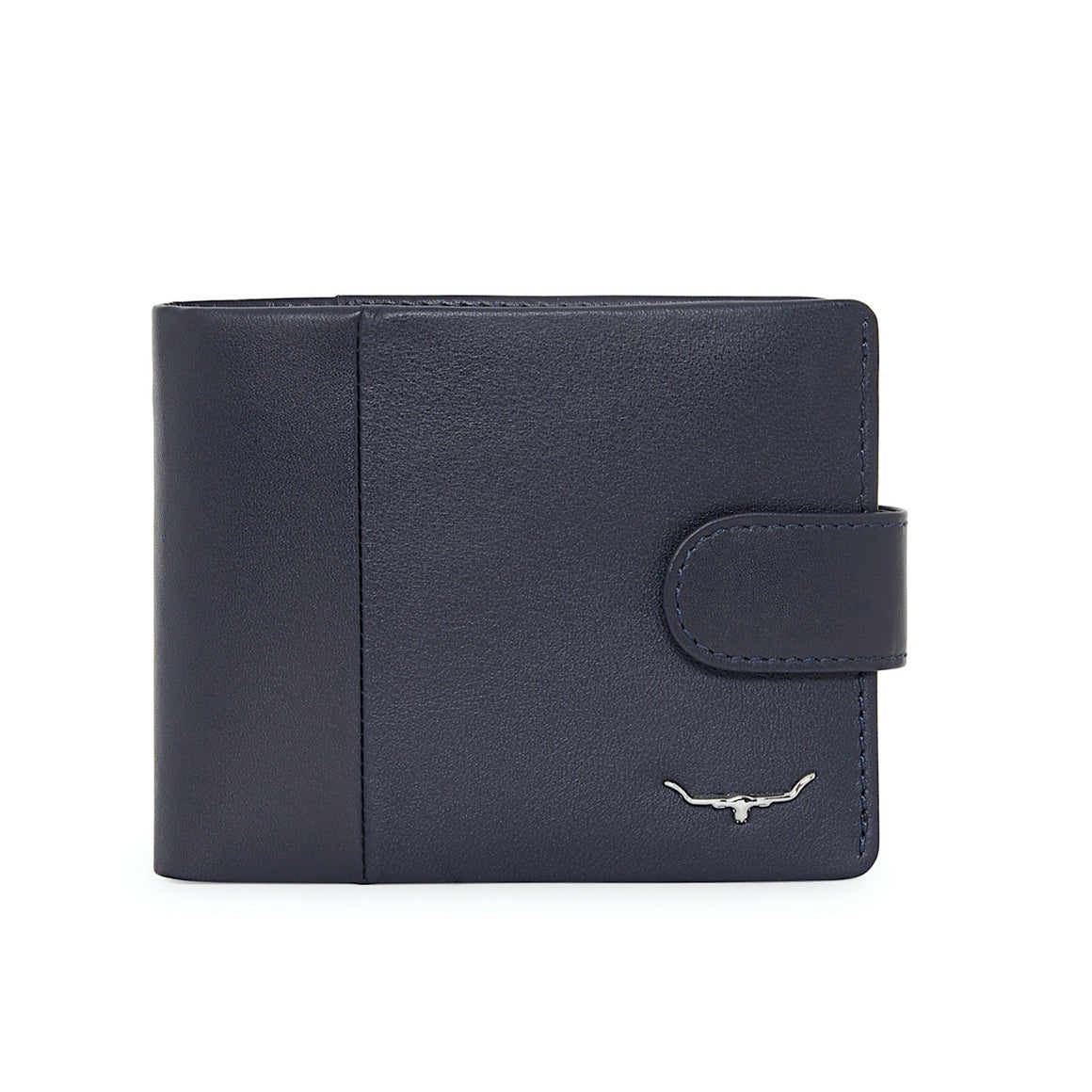 R.M.Williams Navy Mens Wallet with Coin Purse and Tab