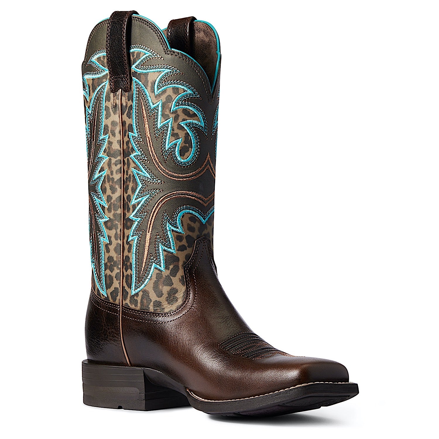 Buy Ariat Womens Lonestar Chocolate Chip Leopard Print Boot