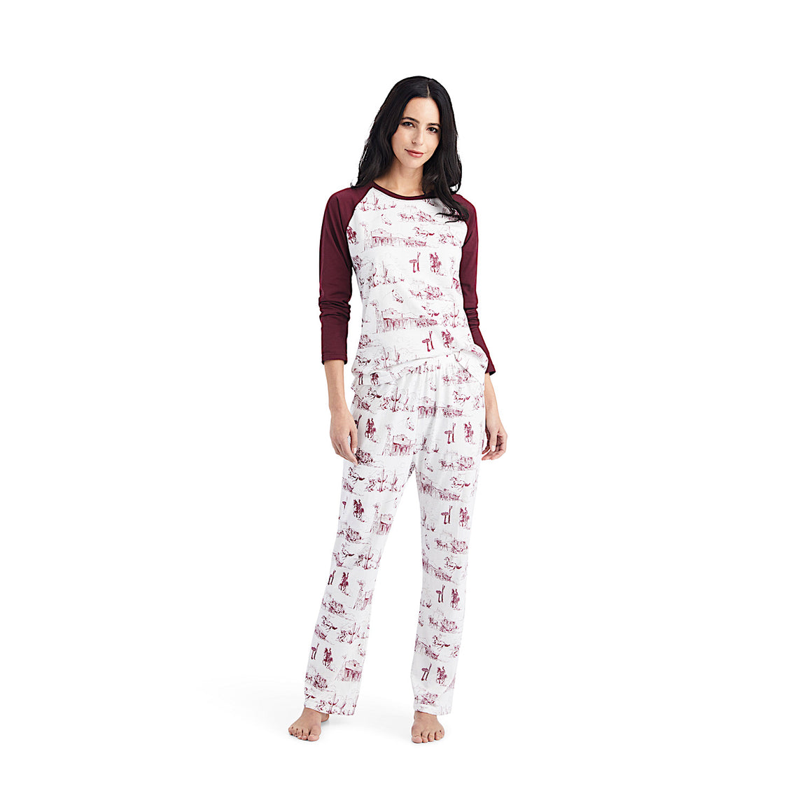 Ariat Womens PJ Set Western Toile