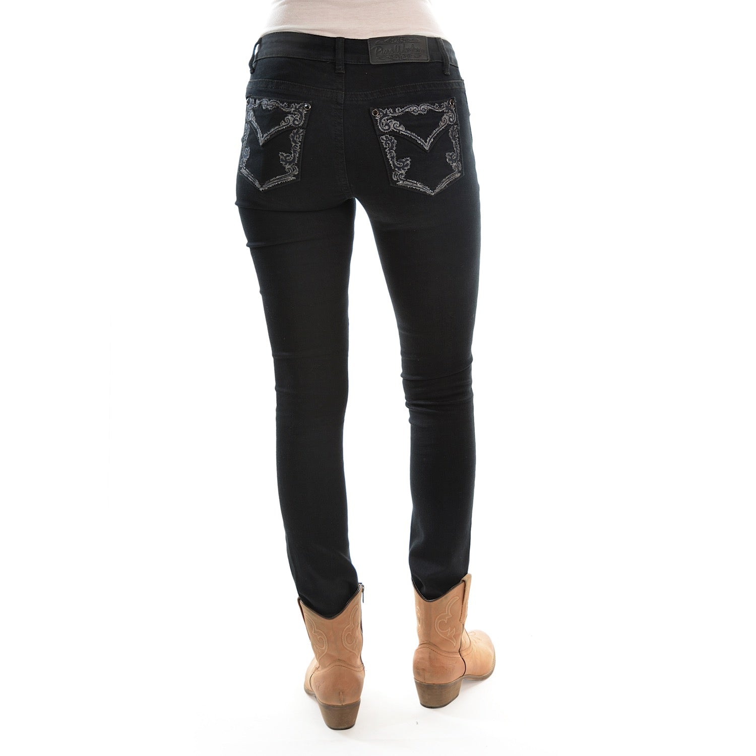 Womens black western on sale jeans