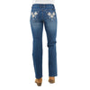 Pure Western Womens Snowie Straight Leg Jean -True Blue