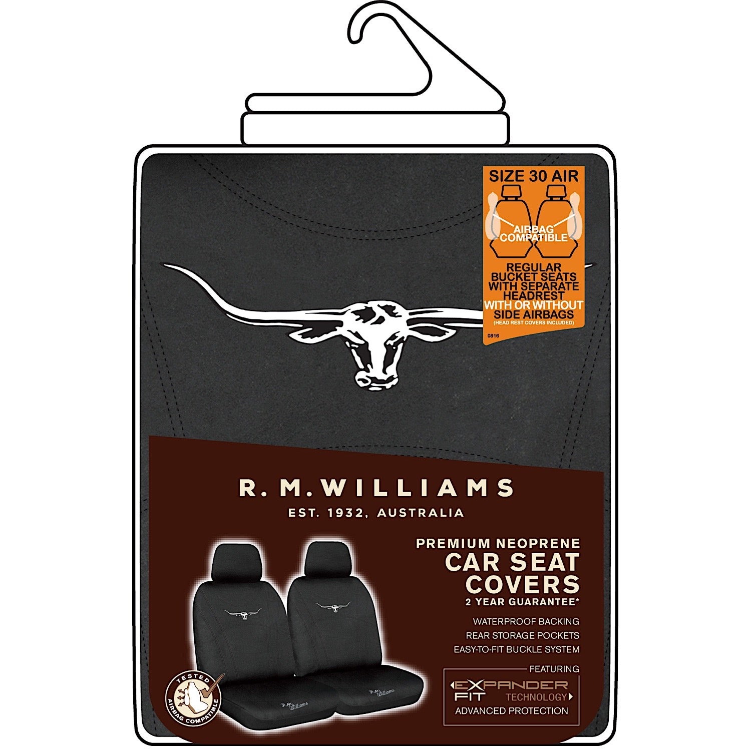 Rm williams neoprene seat clearance covers