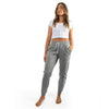 Ringers Western Iluka Women's Trackpants - Grey Marle with White Print