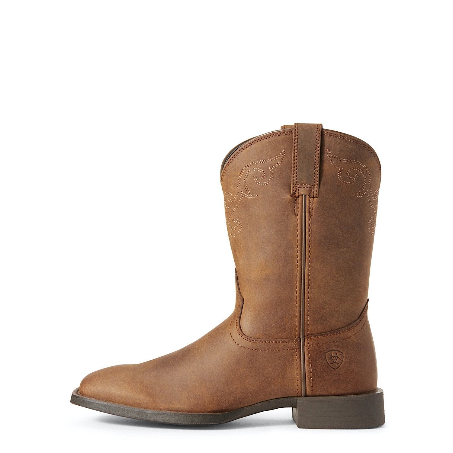 Buy Ariat Womens Roper Wide Square Toe Distressed Brown The Stable Door