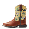 Ariat Kids / Childs Round Up Wide Square Toe Spiced Cider