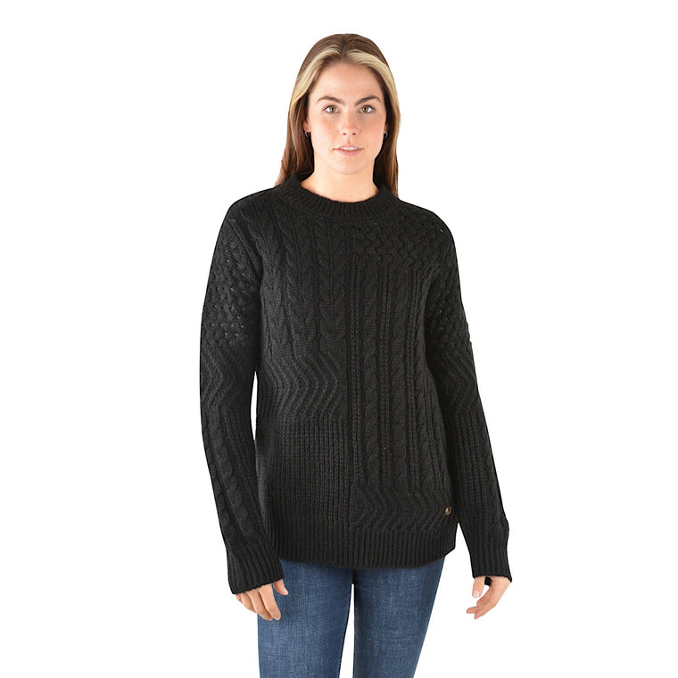 Thomas Cook Women's Nadia Cable Jumper Black