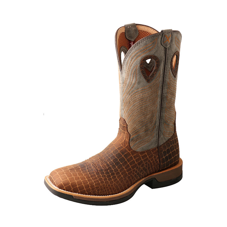 Twisted X Mens Tech X Boot Brown/Grey