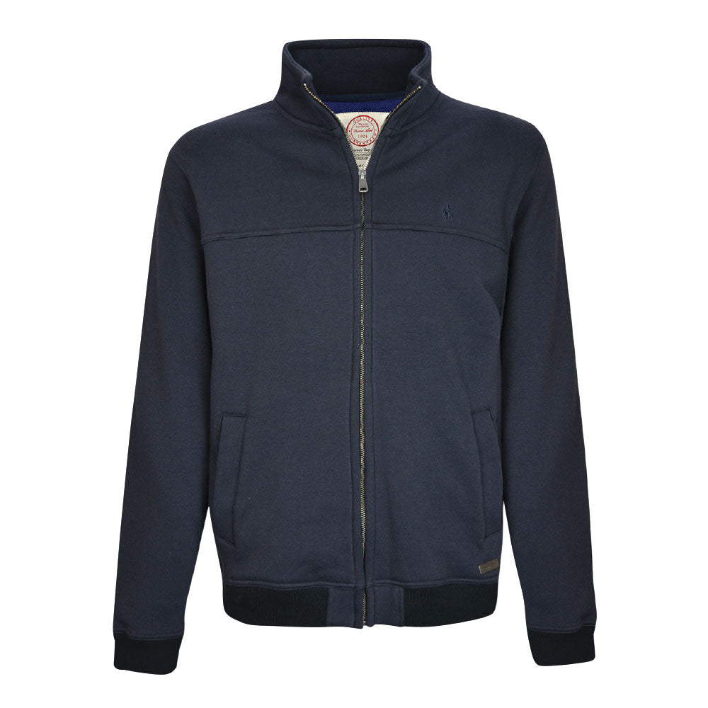 Mens navy fleece jacket best sale