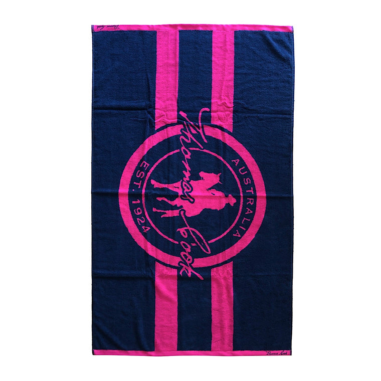 Thomas Cook Logo Towel Navy/Pink