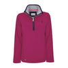 Thomas Cook Womens Charlie Classic 1/4 Zip Neck Rugby Deep Pink