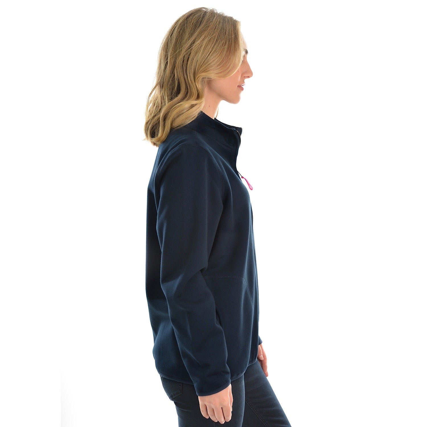 Womens fleece store jacket navy