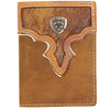 Ariat Tri fold Wallet Brown WLT3108A