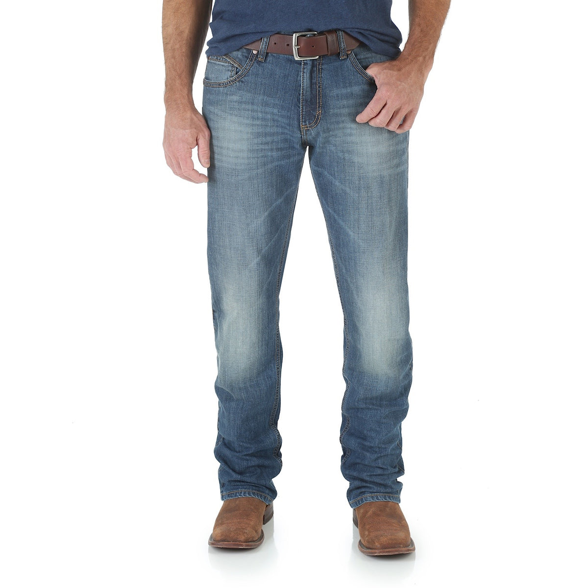 Wrangler Men's Retro Slim Straight Jean 34" Leg - Cottonwood