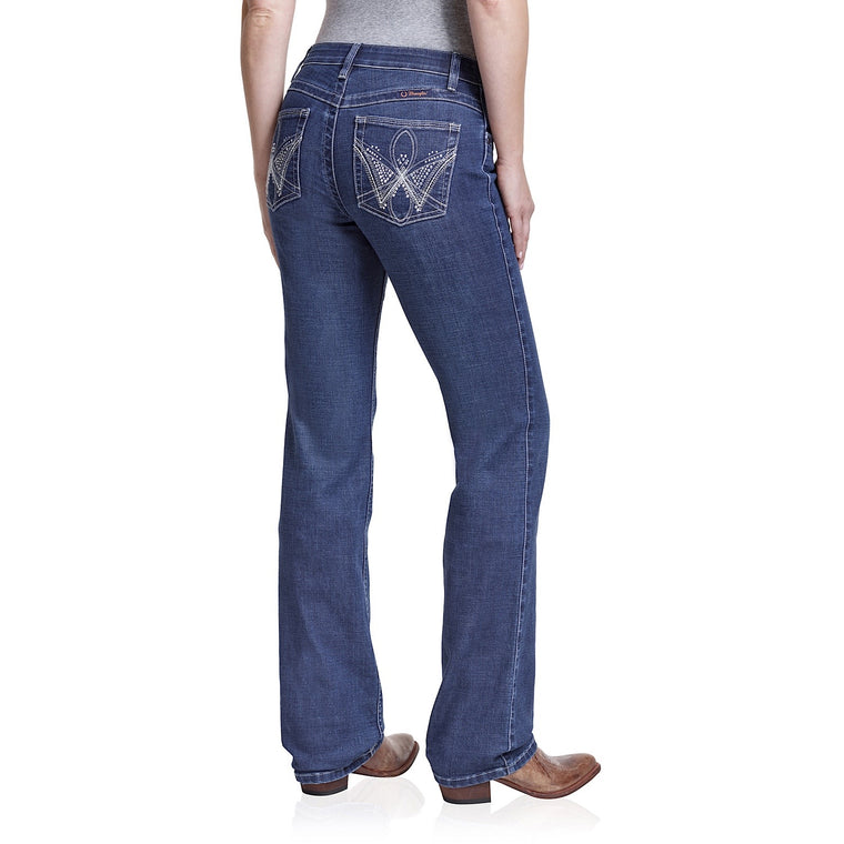 Women's Wrangler® Westward 626 High Rise Bootcut Jean in Dusty Mid