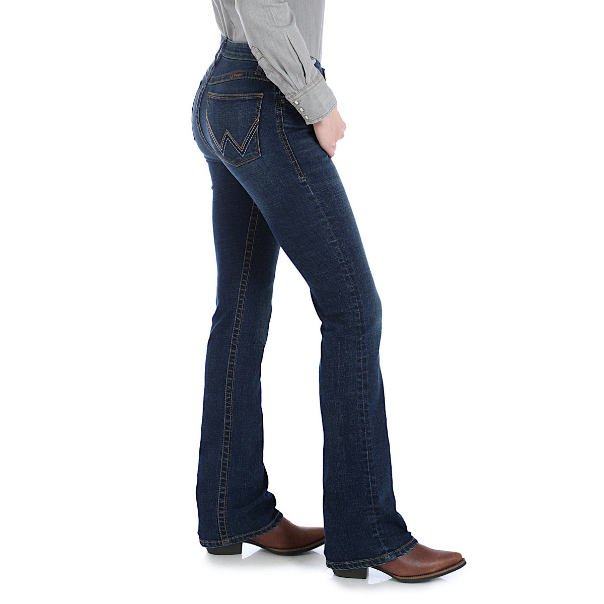 Wrangler Women's Mid Rise Waist Ultimate Riding Jean Willow Lovette