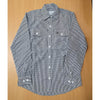 Just Country Womens Abbey Full Button Print Workshirt Navy/White Mini Check