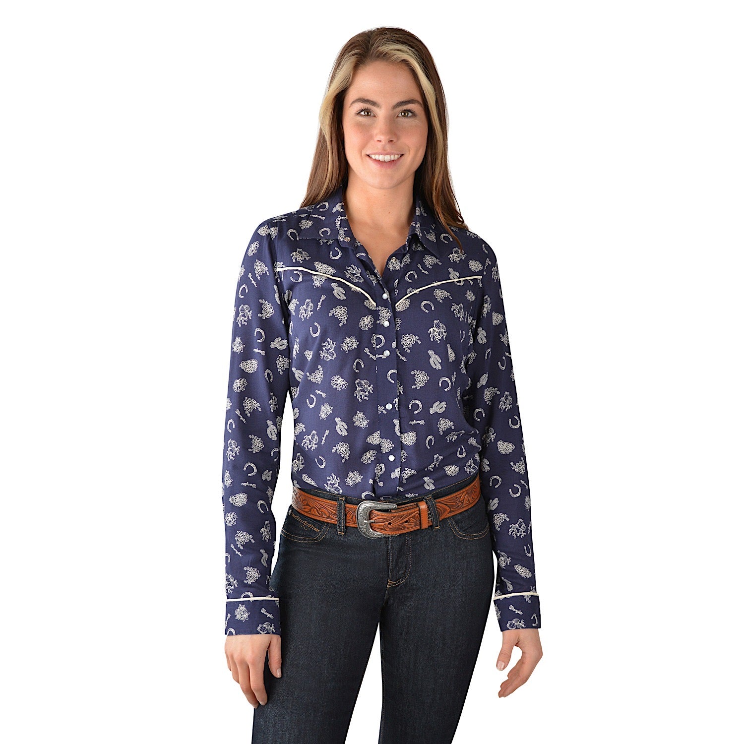 Wrangler hot sale shirt womens