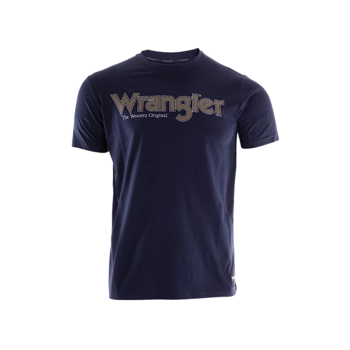 Wrangler Mens Ryder Logo S/S Tee - Navy