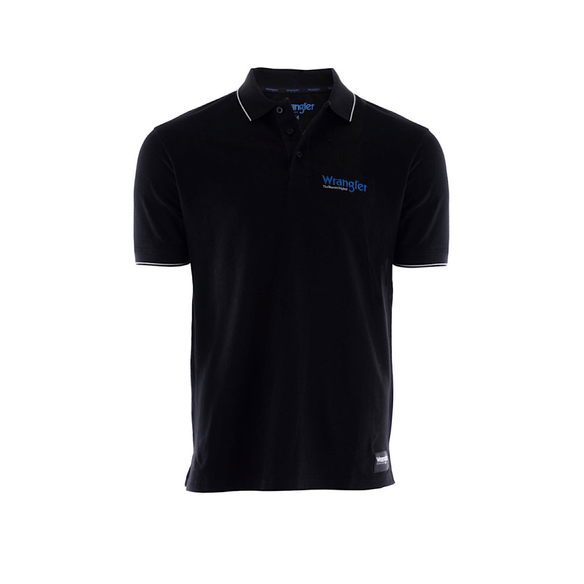 Wrangler Men's Ryder Logo S/S Polo - Black