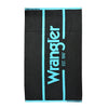 Wrangler Signature Towel Black/Aqua