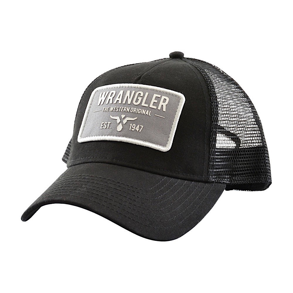 Wrangler Mens Gilford Trucker Cap Black XCP1914CAP