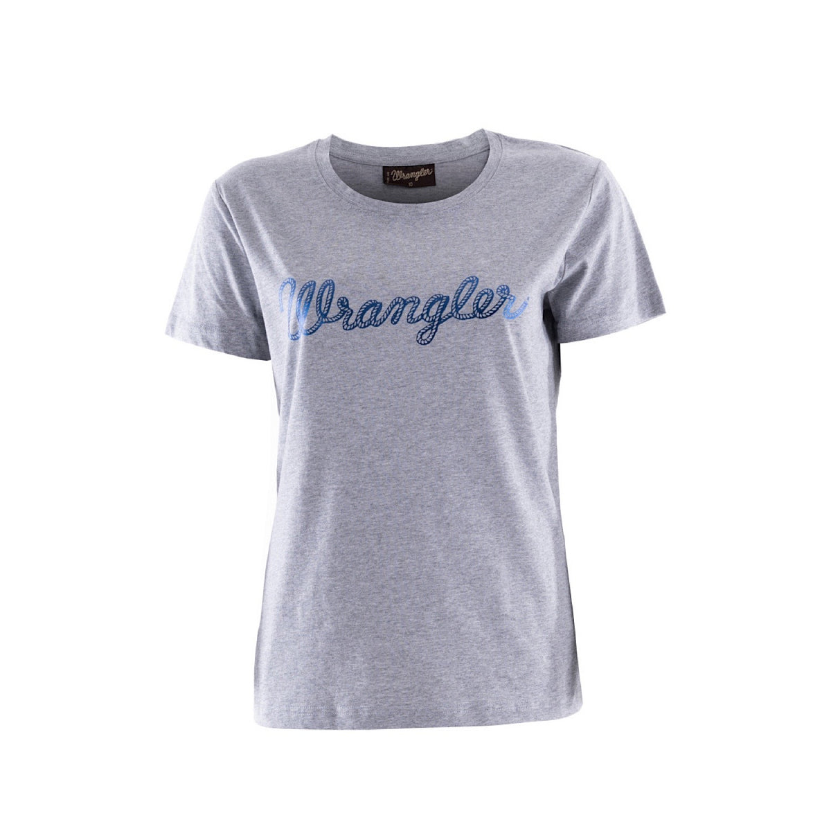 Wrangler Womens Lasso S/S Tee Grey Marle