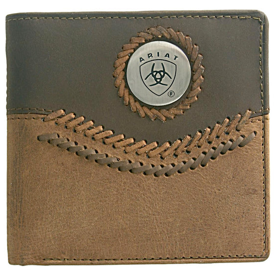 Ariat Bi Fold Wallet - Chestnut/Brown WLT2101A
