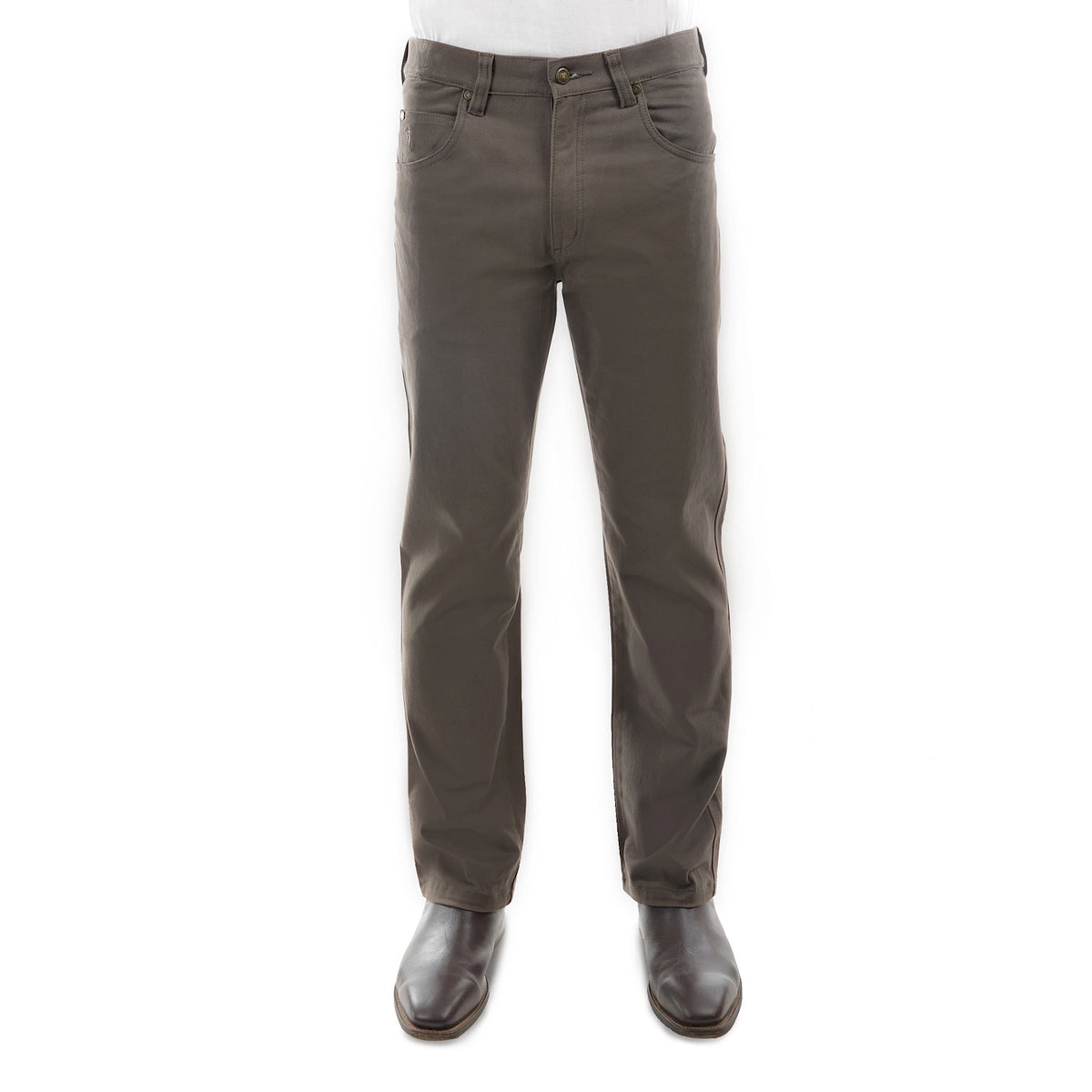 Thomas Cook Men's Stretch Moleskin Regular Fit Greystone