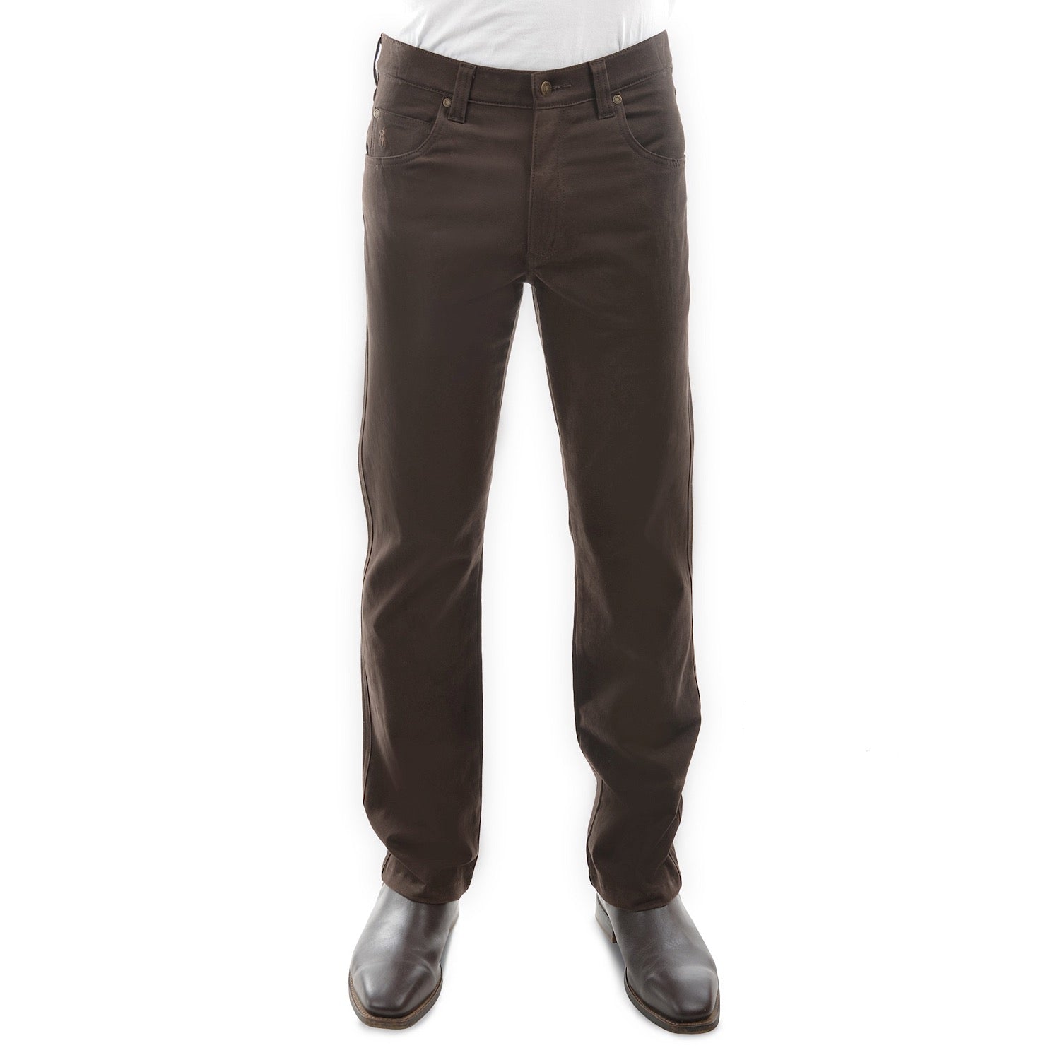 Buy Thomas Cook Mens Stretch Moleskin Regular Fit Rich Brown - The