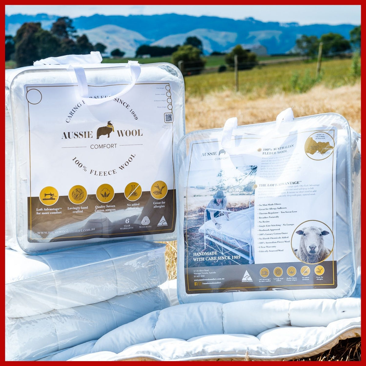 Super Thermal Weight 750GSM - Pure Australian Wool Quilt