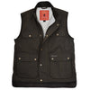 Thomas Cook Mens High Country Professional Oilskin Sherpa Vest Rustic Mulch