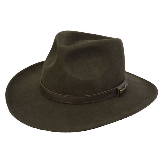 Thomas Cook Bendigo Crushable Hat Dark Brown