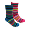 Thomas Cook Thermal Socks - Twin Pack Rio Mix