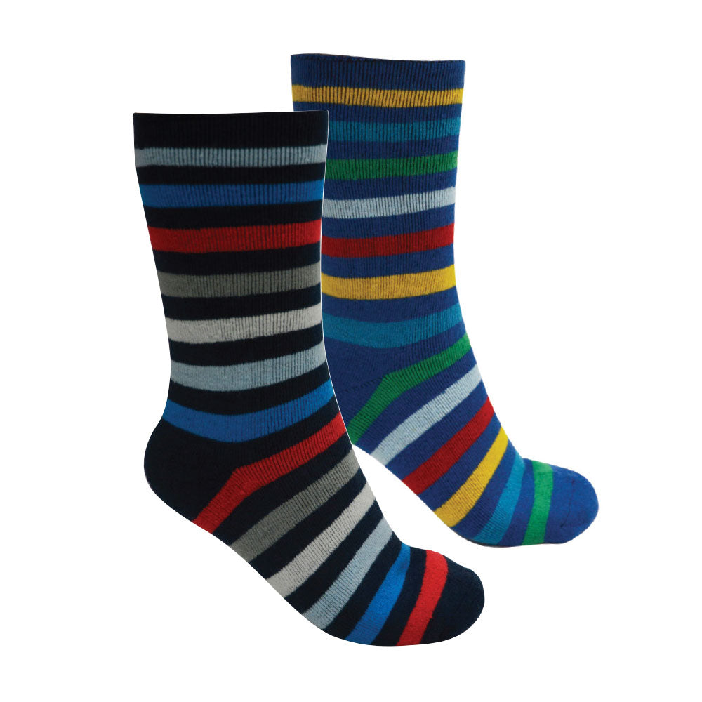 Thomas Cook Thermal Socks - Twin Pack Blue/Dark Navy