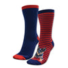 Thomas Cook Kids Homestead Socks Twin Pack Navy/Red & Blue Heeler