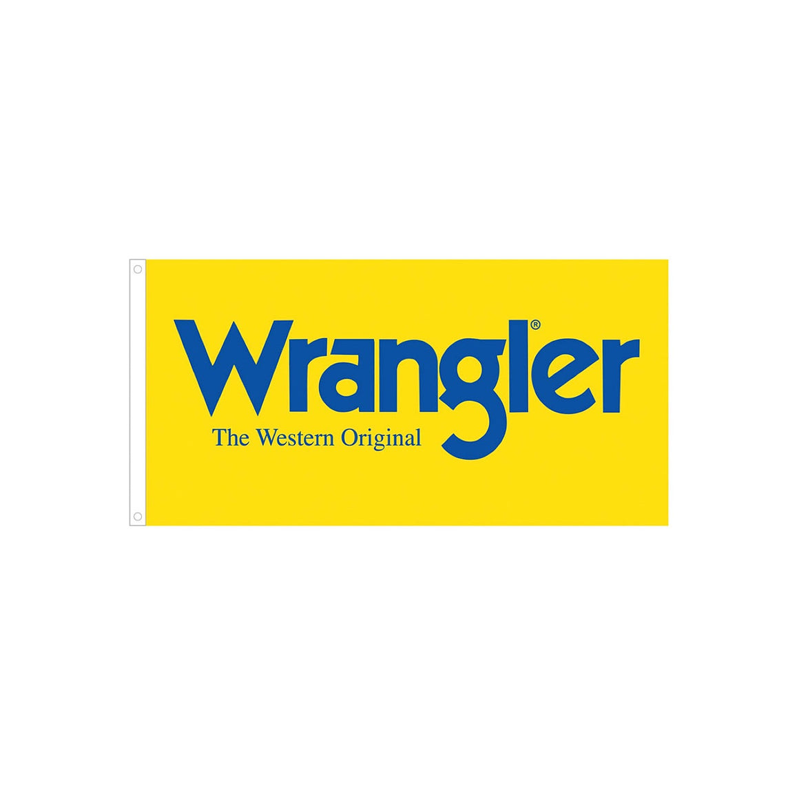 Wrangler Ute Logo Flag Yellow XCP1918FLG