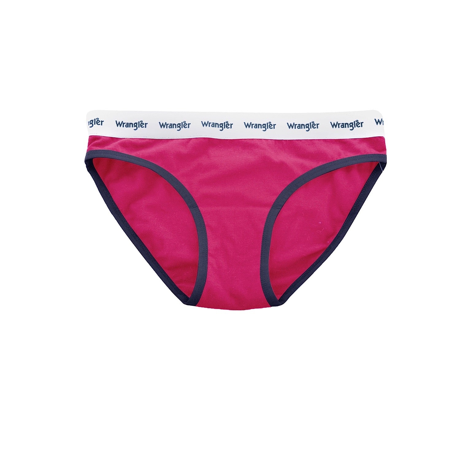 Buy Wrangler Womens Logo Briefs Twin-Pack Navy/Pink - The Stable Door